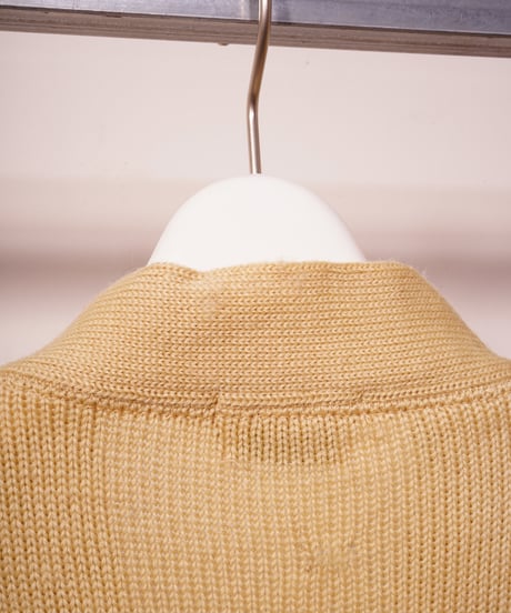 【vintage】60's lettered knit vest