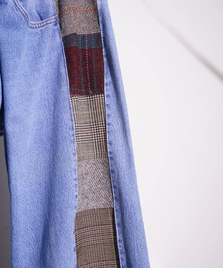 【remake】Levi's 501xx west wrap remake denim pants ~patch work~