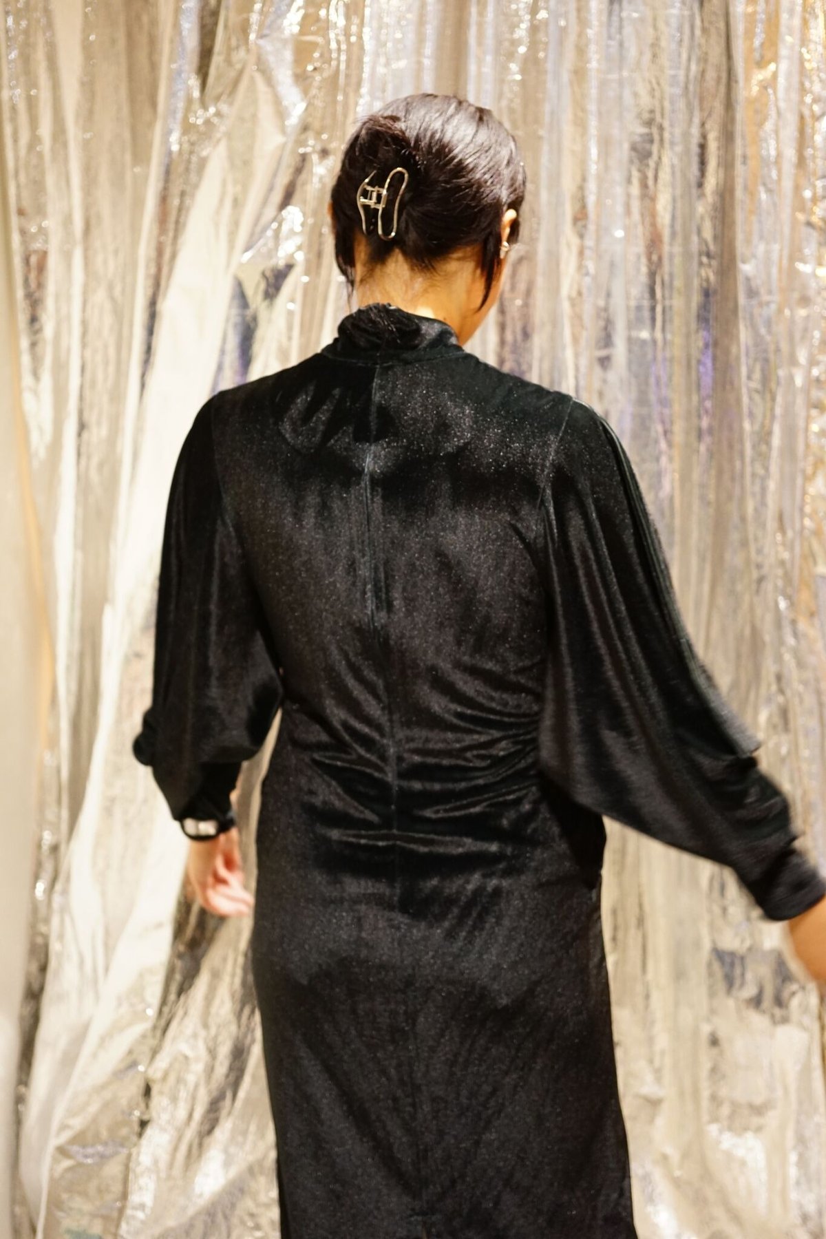 YOHEI OHNO】Band T Velor Dress YOHEI OHNO】Band T Velor Dress