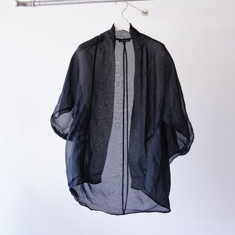 【used】00's silk sheer blouse