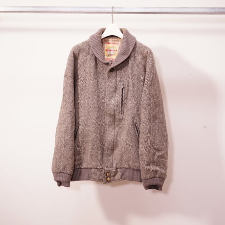 【used】80's-90's McGREGOR herringbone wool JK made in France