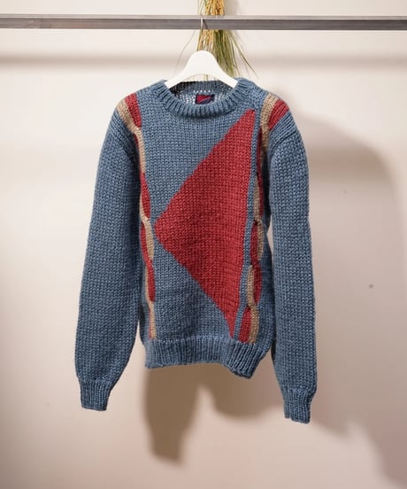 【remake】80's half mock neck sweater