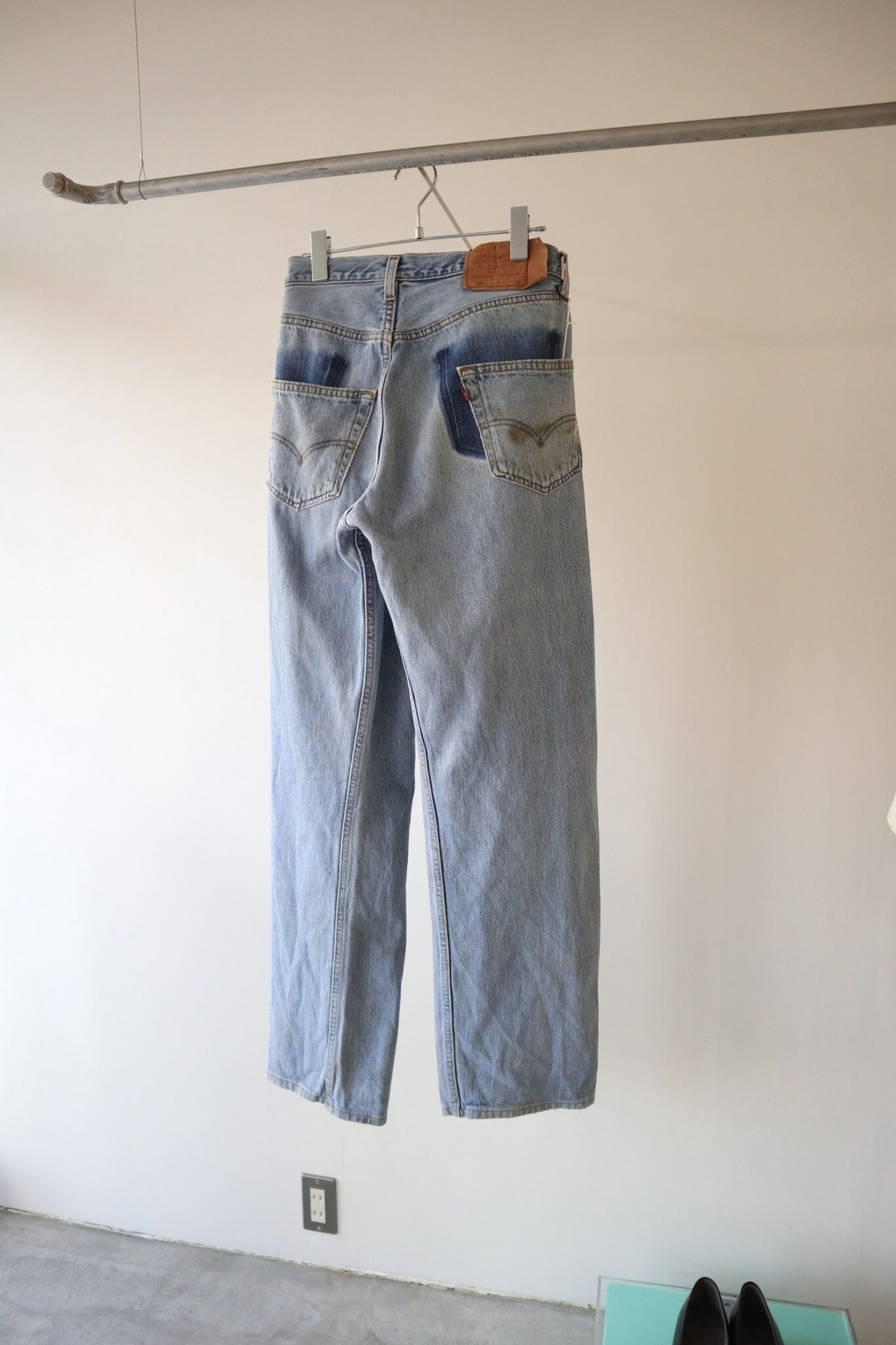 remake】Levi's 501 west wrap remake denim pants