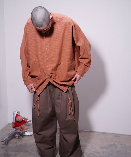 【YIFAT FINKELSHTEIN】SHEMESH／orange brown／XS