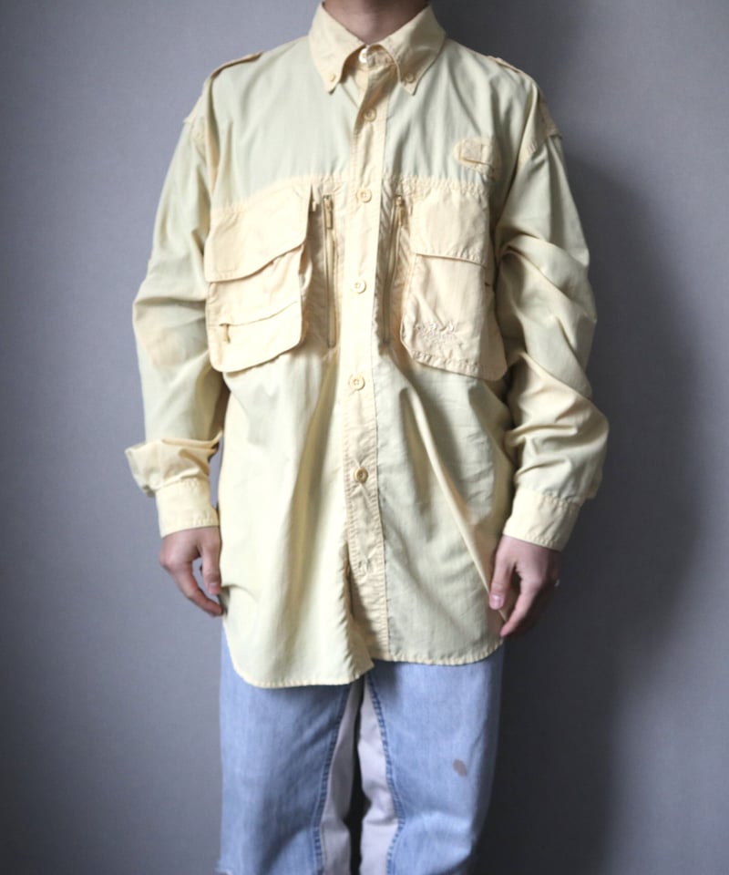 used】cabelas nylon fishing shirt