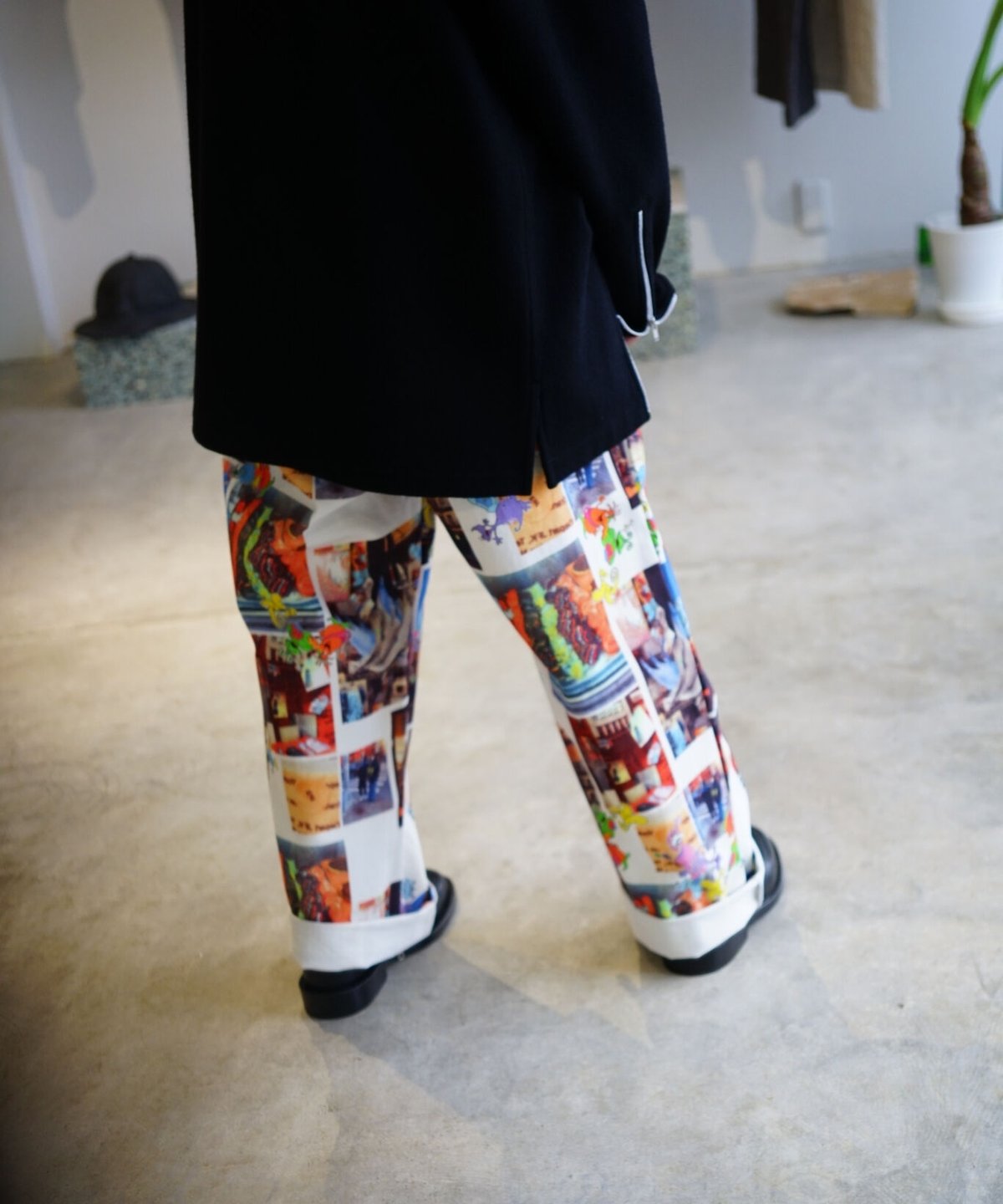 WATARU TOMINAGA】single pleats trousers ［NY Ali