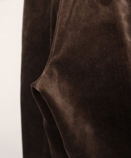 【remake】waist wrap remake belt velvet pants
