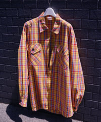 【vintage】MARCA full zip mulch check shirt