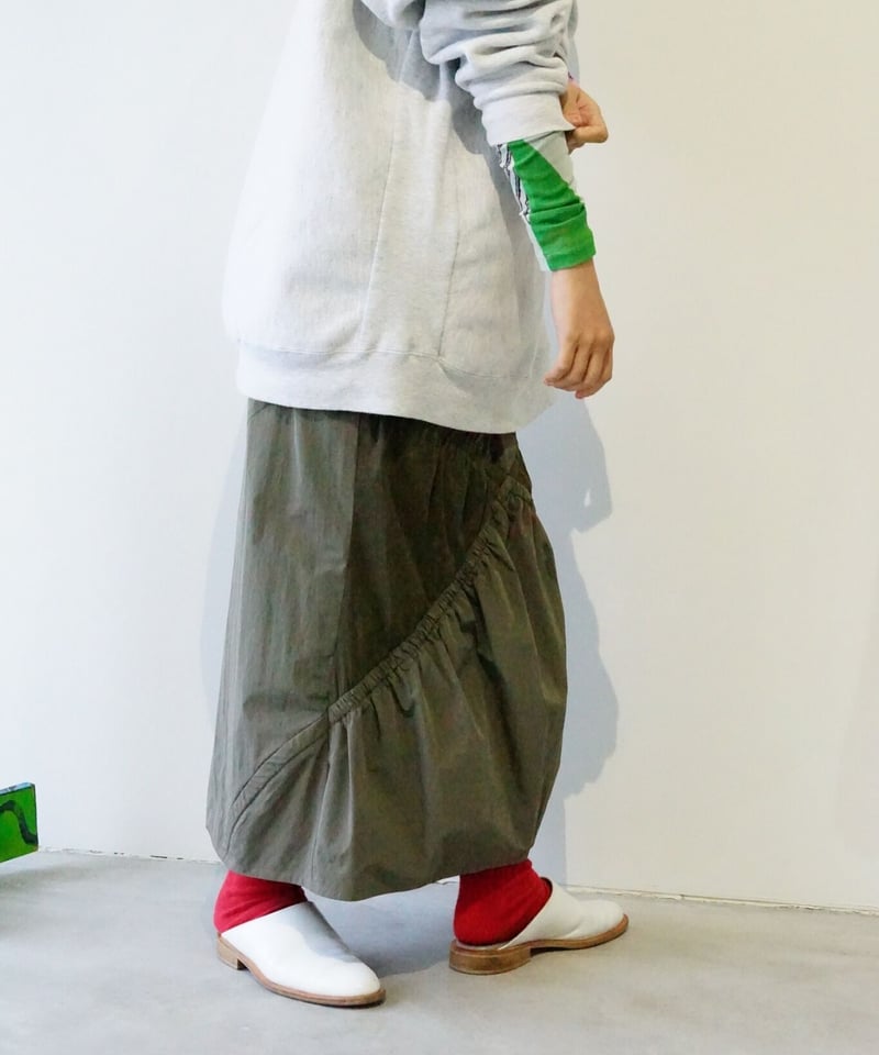 YOHEI OHNO】XX skirt [khaki] | abundantism