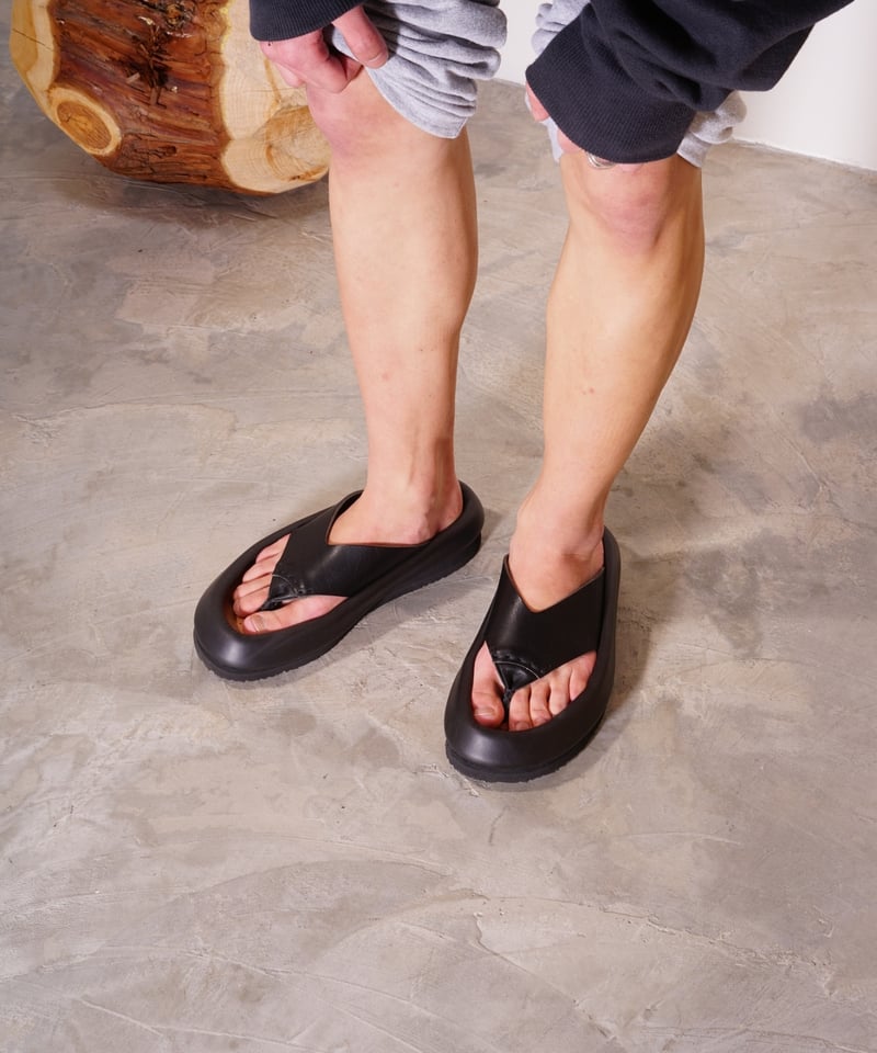 MIDORIKAWARYO】SPOILER LEATHDR SANDAL | abundan