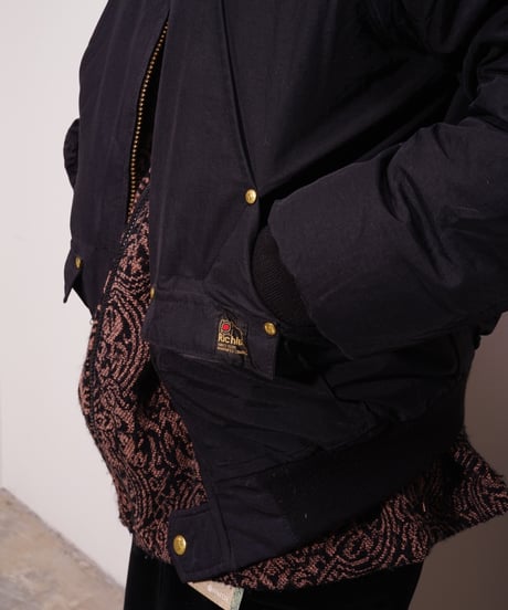 【vintage】80's RICHLU ELECTRO short down jacket