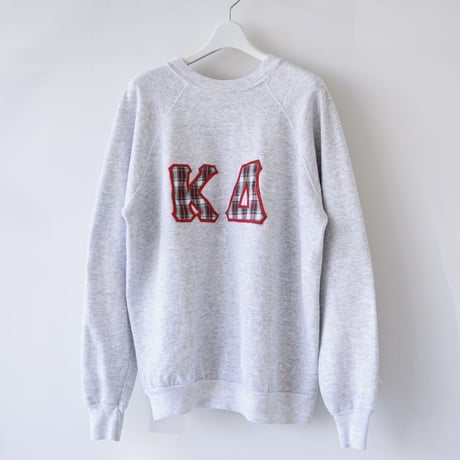 【used】quilt patch "KA" sweat
