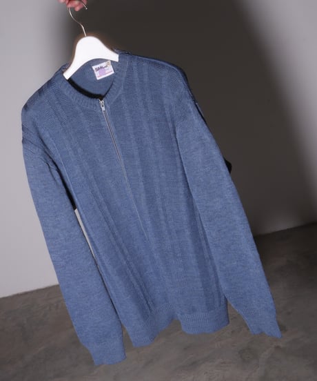 【Vintage】80's Italy DAMART zip up sweater