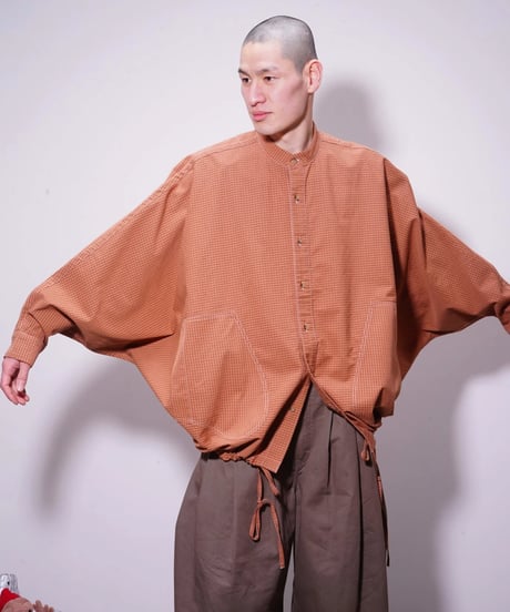 【YIFAT FINKELSHTEIN】SHEMESH／orange brown／XS