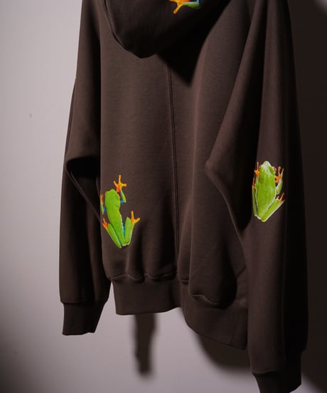 在庫あり【A MACHINE】25- fafrotskies frog hoodie ／khaki