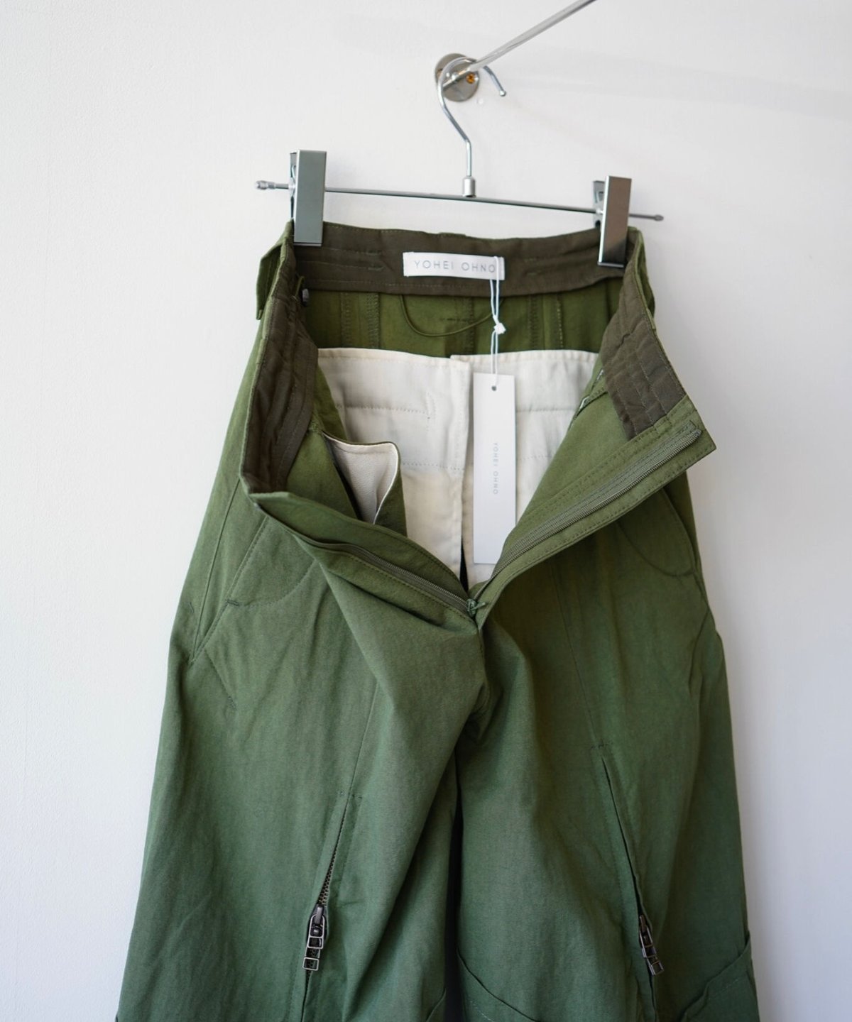YOHEI OHNO】padded cargo trousers [KHAKI] | abu