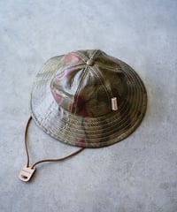 【AURICULER×abun】LOOP BRIM HAT type1  別注 camouflage -type B-