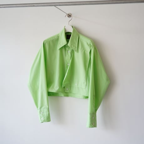 【remake】trenchical remake short shirt  ［green］