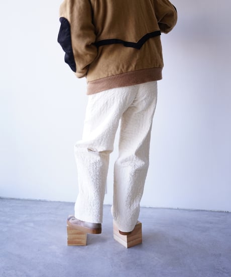【THE HINOKI】 Organic Cotton quilting wide pants