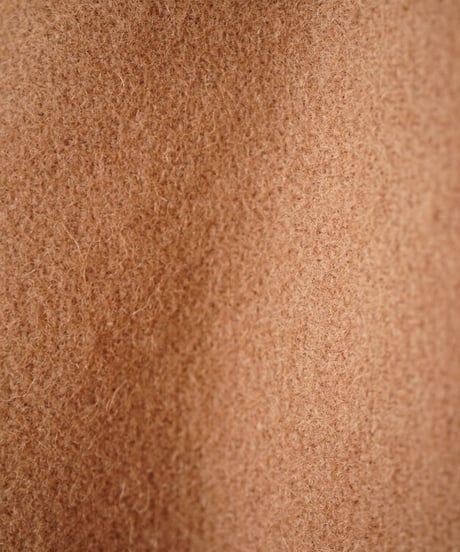 【WATARU TOMINAGA】melton zipper shirt ［camel］