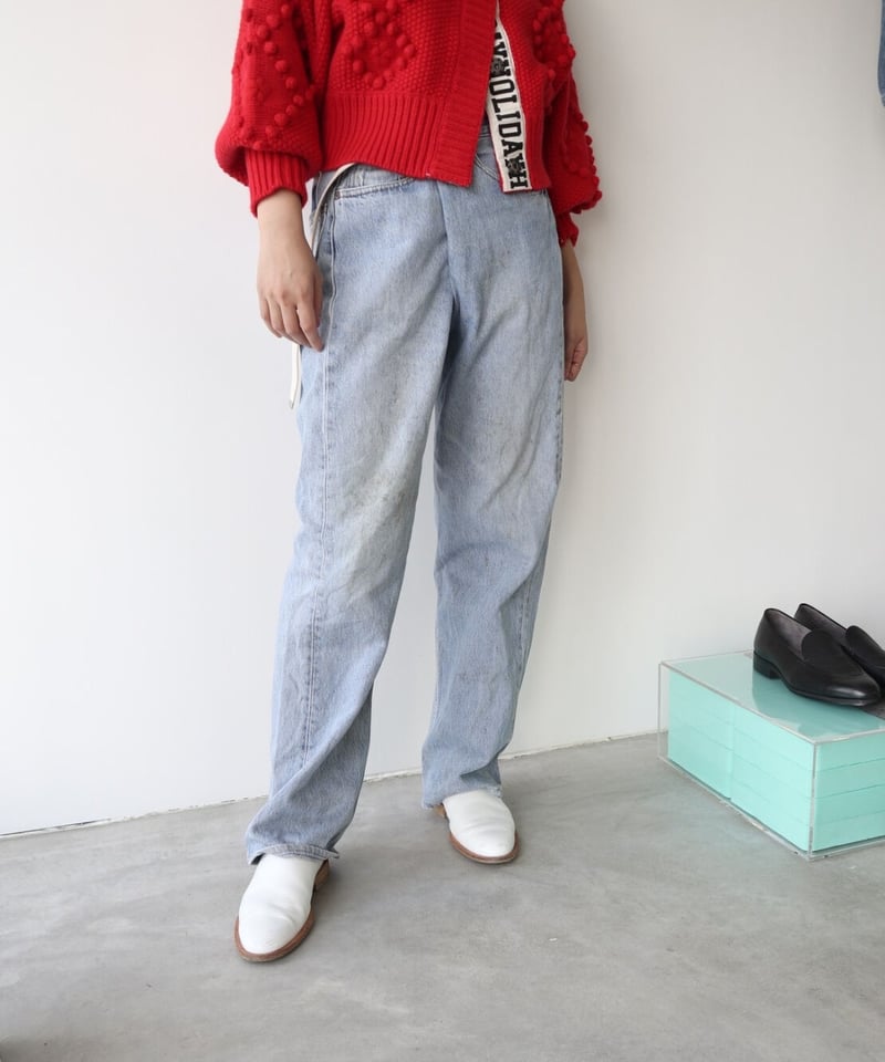 remake】Levi's 501 west wrap remake denim pants remake】Levi's 501 west wrap remake denim pants