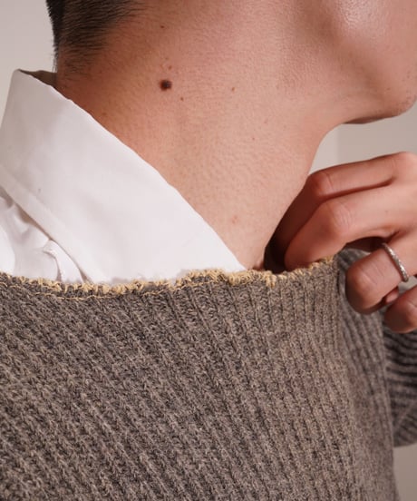 【Vintage】hand knit sweater