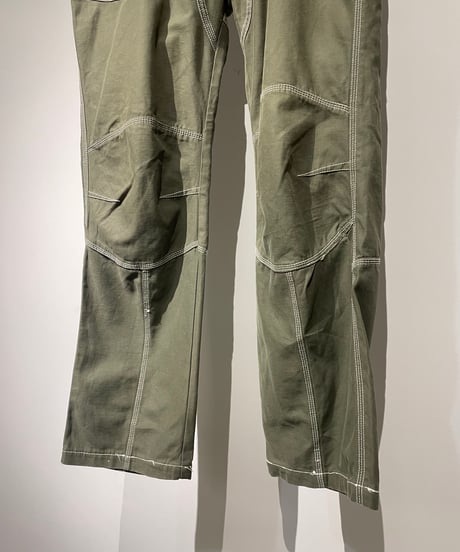 【used】90's Italy stitching work pants