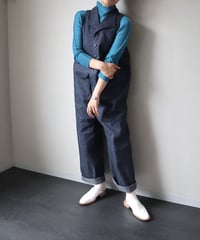 【abun original】CAPA over all  ［DENIM］
