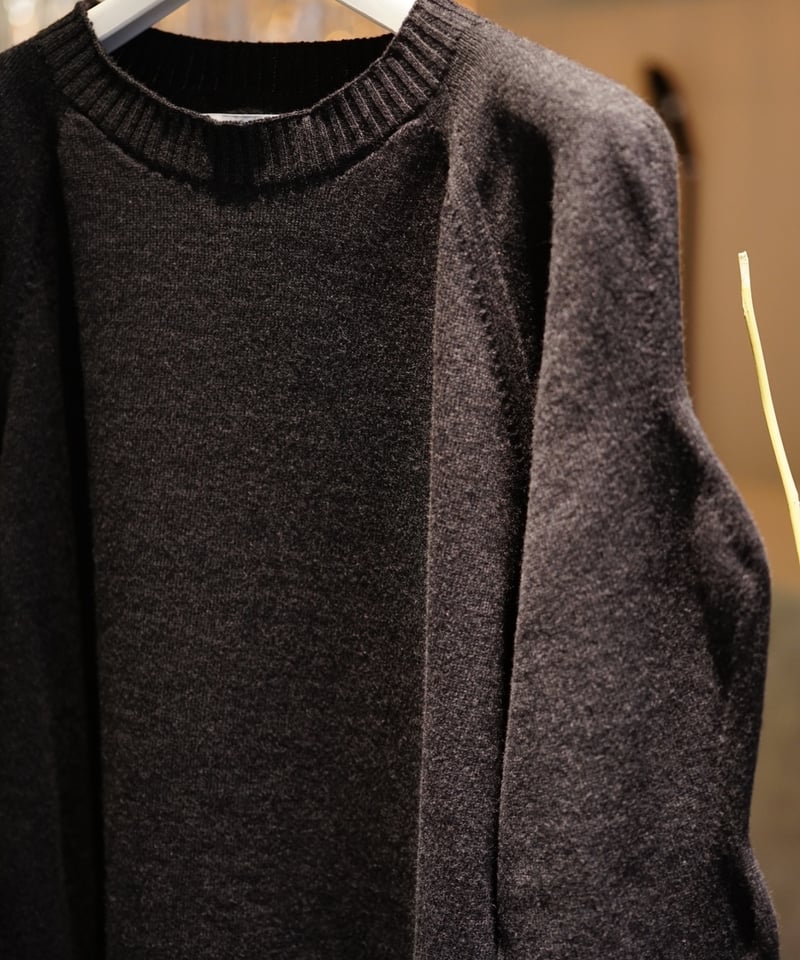 A MACHINE】24-sloppy sweater / black | abundantism