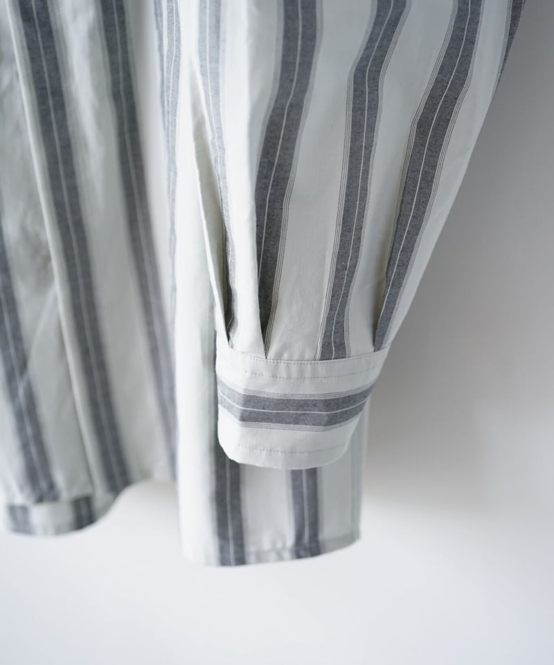 THE HINOKI】Organic Cotton Poplin Stand Collar
