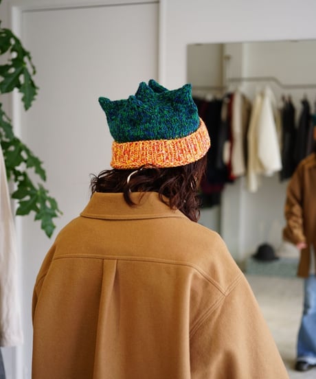 【WATARU TOMINAGA】TSUNO knit beanie ［mulch color］