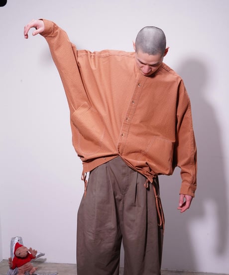 【YIFAT FINKELSHTEIN】SHEMESH／orange brown／XS