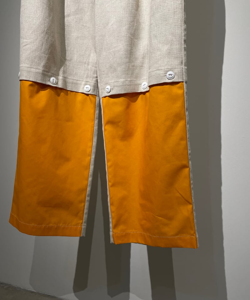WATARU TOMINAGA】open knee trousers | abundantism