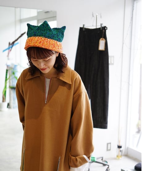 【WATARU TOMINAGA】TSUNO knit beanie ［mulch color］