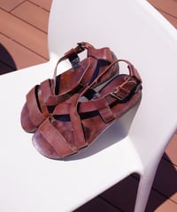 【Vintage】90-00's France HEYRAUD "melos" sandal
