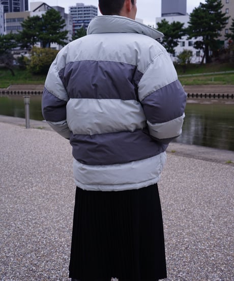 【used】90's ARTIC EXPLORER reversible border down jacket