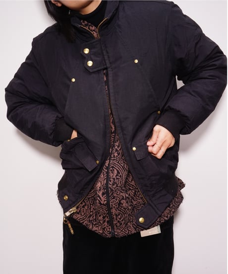 【vintage】80's RICHLU ELECTRO short down jacket