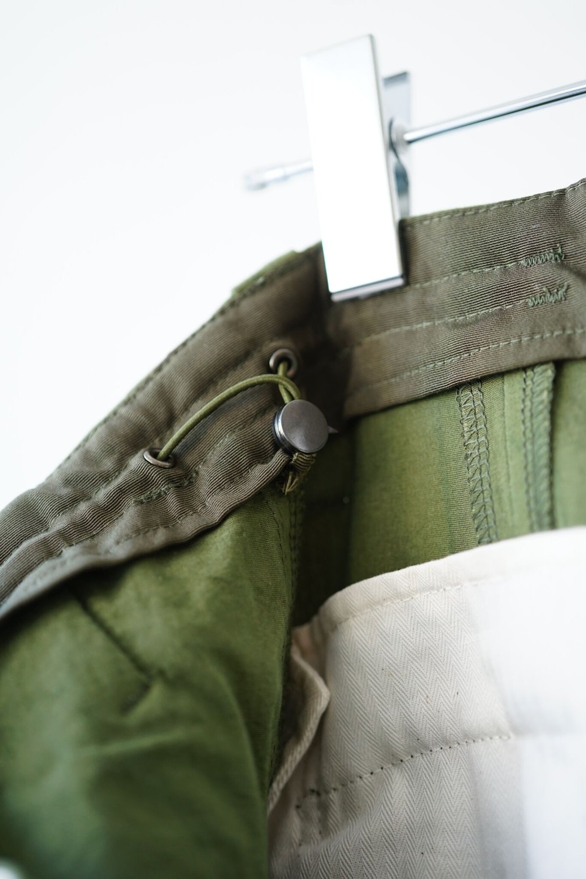 YOHEI OHNO】padded cargo trousers [KHAKI] | abu