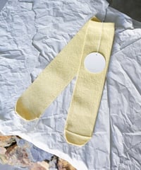 期間限定 [aligatos] paper socks "lemon"