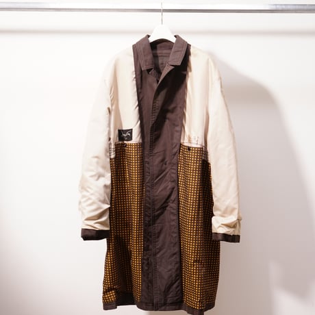 【used】 80's Paris reversible Spring coat