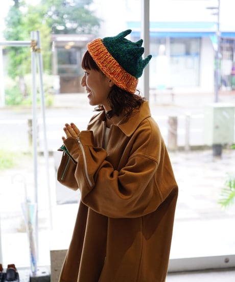 【WATARU TOMINAGA】TSUNO knit beanie ［mulch color］