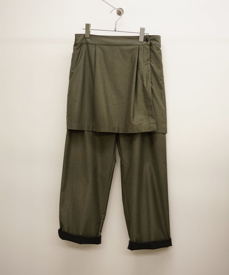 THE HINOKI】Organic Cotton Twill Skirt Pants ［k