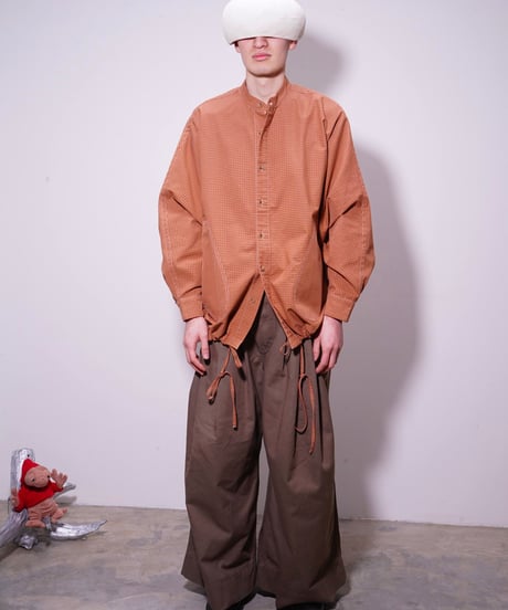 【YIFAT FINKELSHTEIN】SHEMESH／orange brown／XS