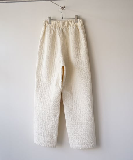 【THE HINOKI】OG cotton quilting  pants [NATURAL]