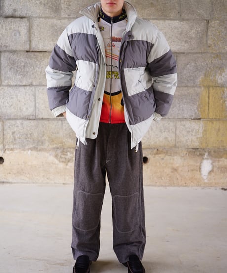 【used】90's ARTIC EXPLORER reversible border down jacket
