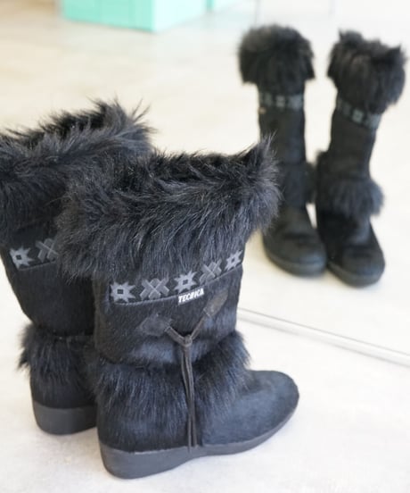 【vintage】TECNICA realfur snow boots