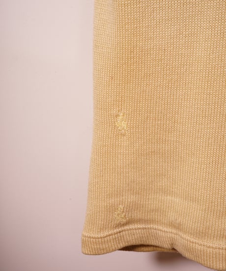 【vintage】60's lettered knit vest