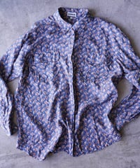 【vintage】from France silk shirt polar bear