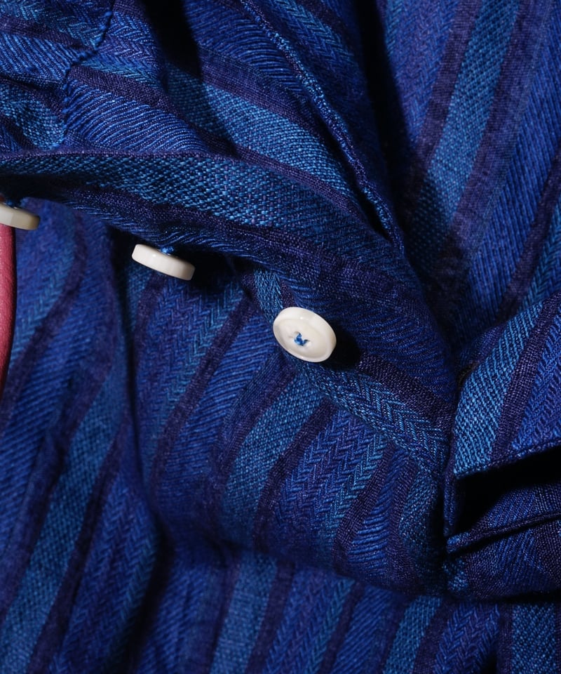 OIRA】KNEE ［indigo linen］ | abundantism