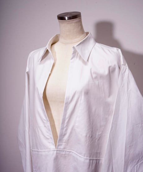 【remake】 pattern② remake VARRUSE shirts WHITE
